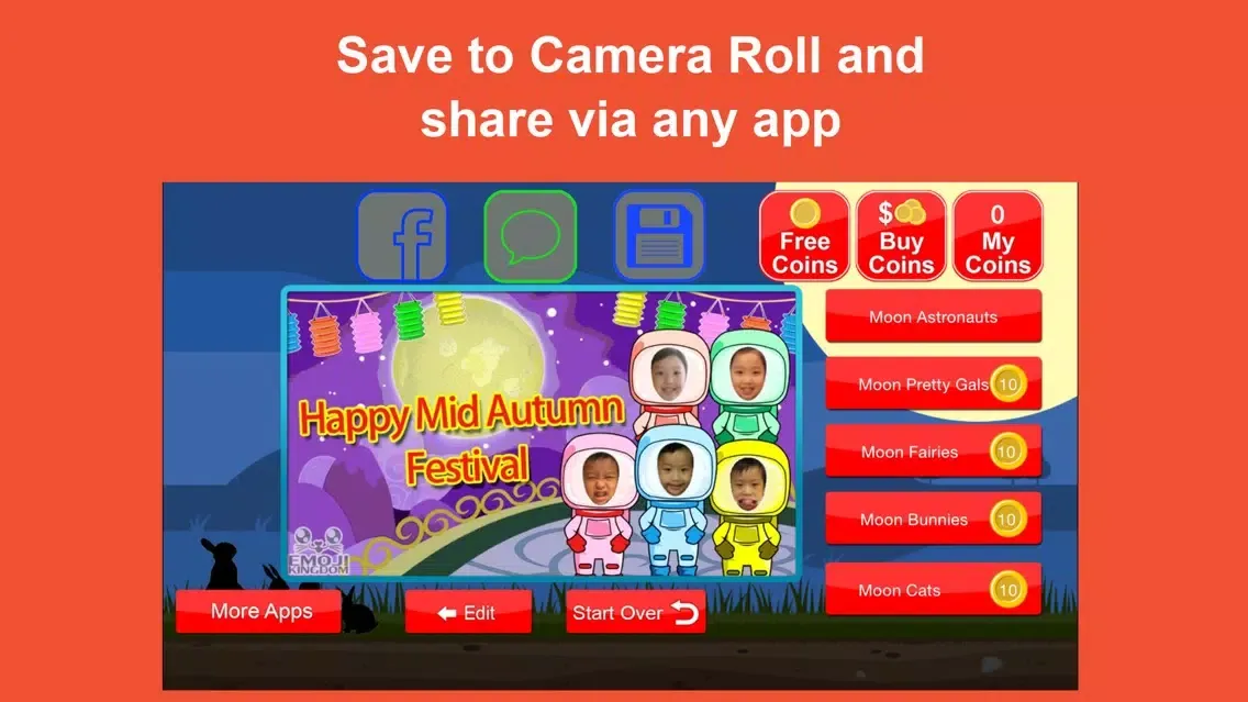 Videomoji MAF - Mid Autumn Festival The Video Emoji eCard Maker Screenshots