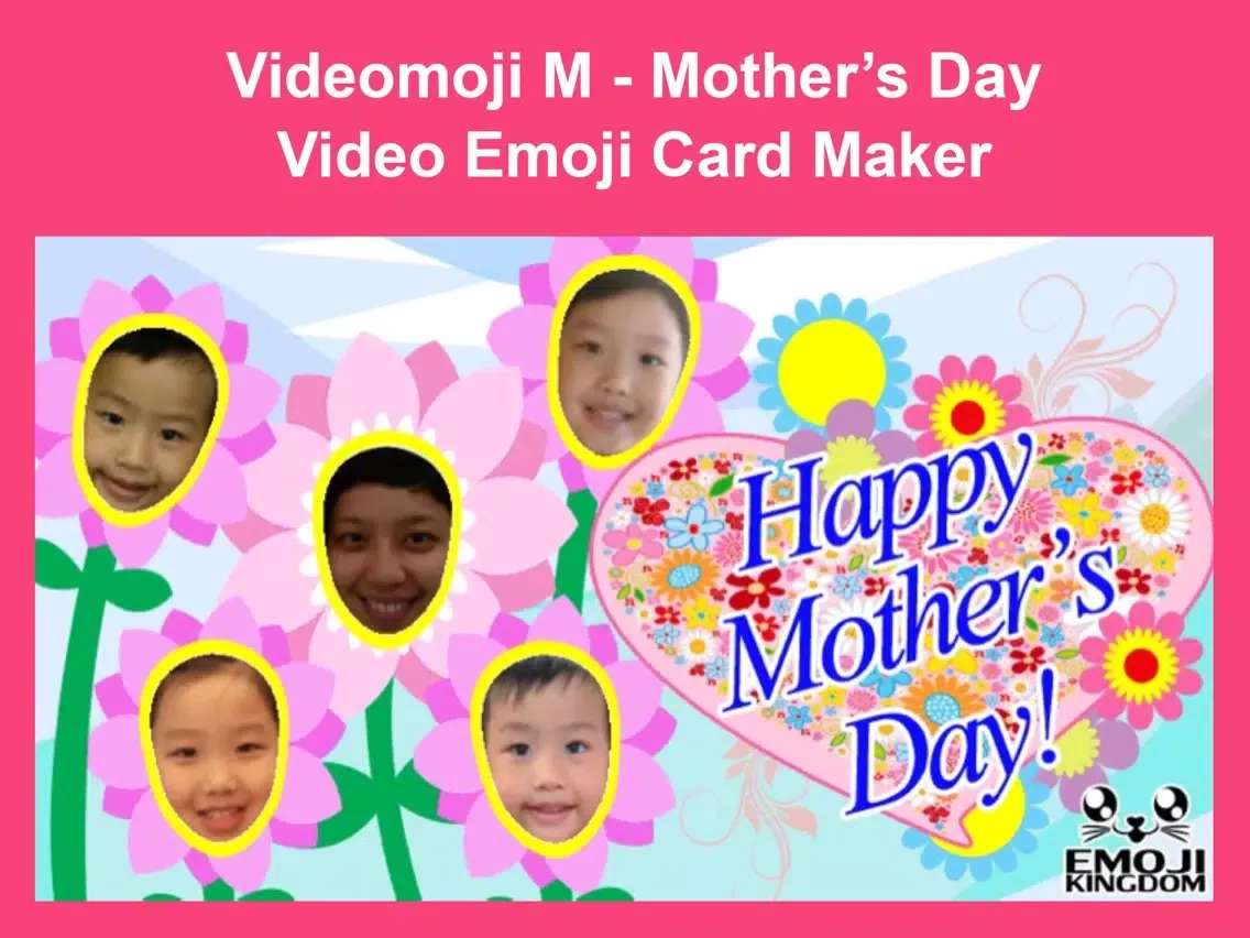 Videomoji M - Mother's Day Video Emoji Card Maker iPad  Screenshots