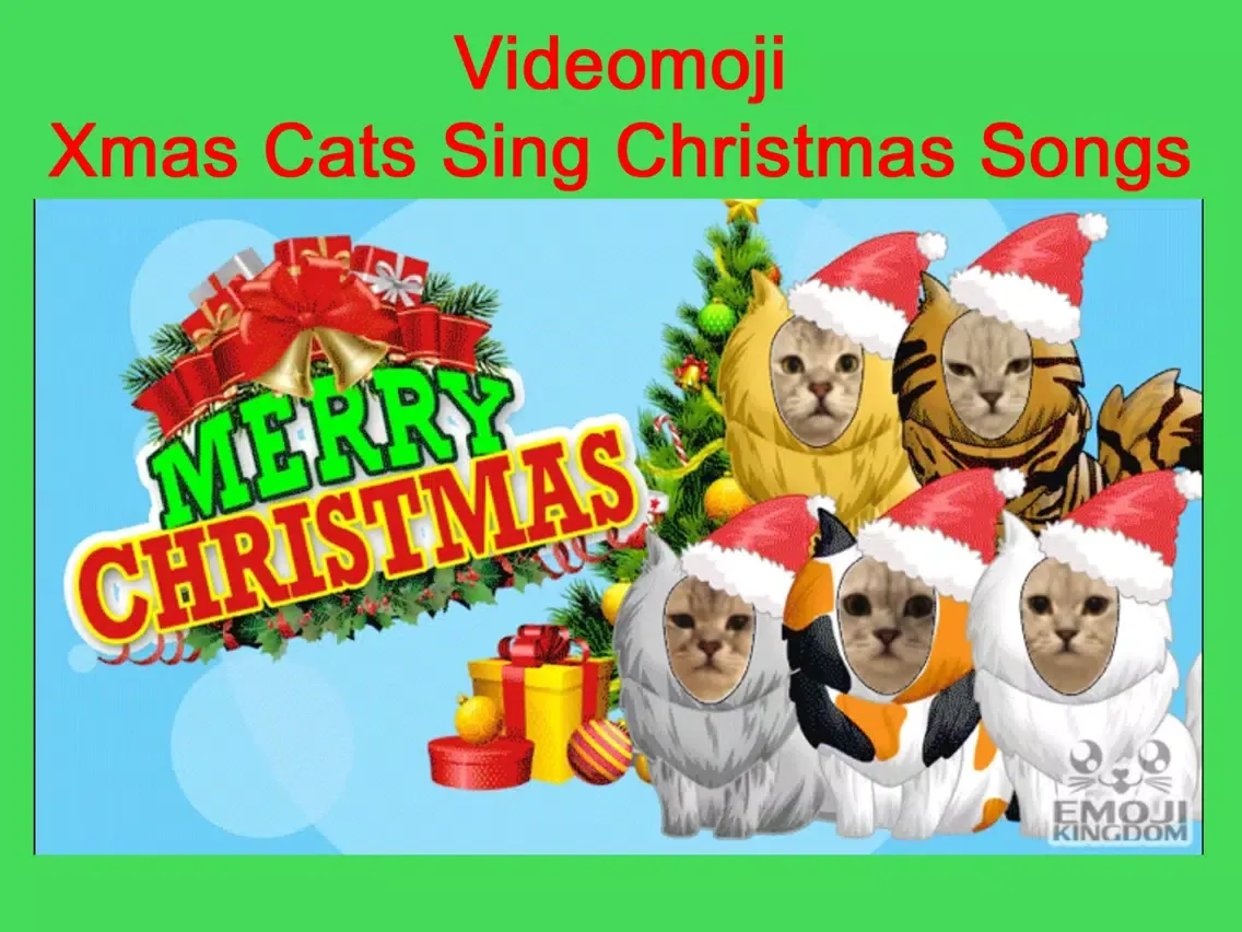 Videomoji Christmas Cats iPad Screenshots
