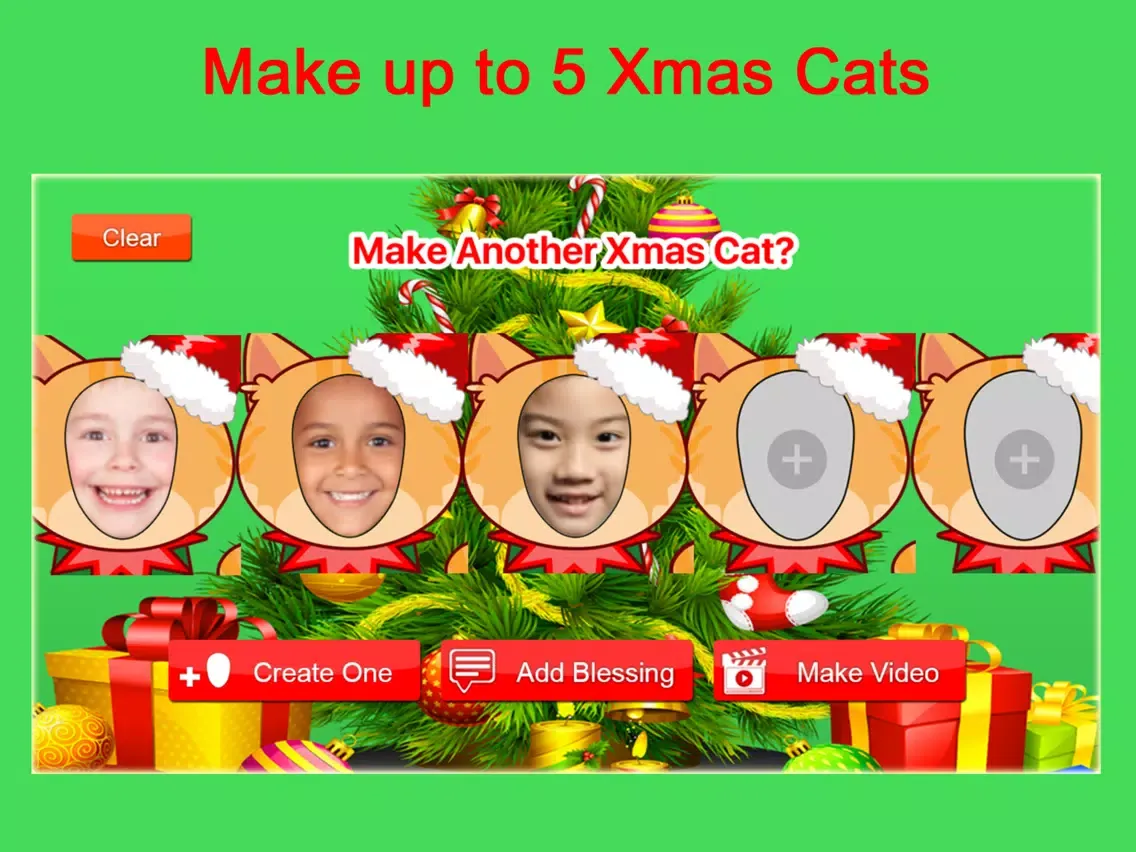 Videomoji Christmas Cats iPad Screenshots