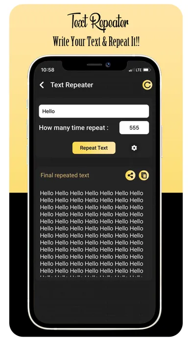 Text Repeater - Repeat Text 1K应用截图