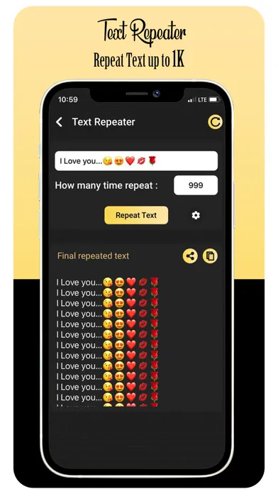 Text Repeater - Repeat Text 1K应用截图