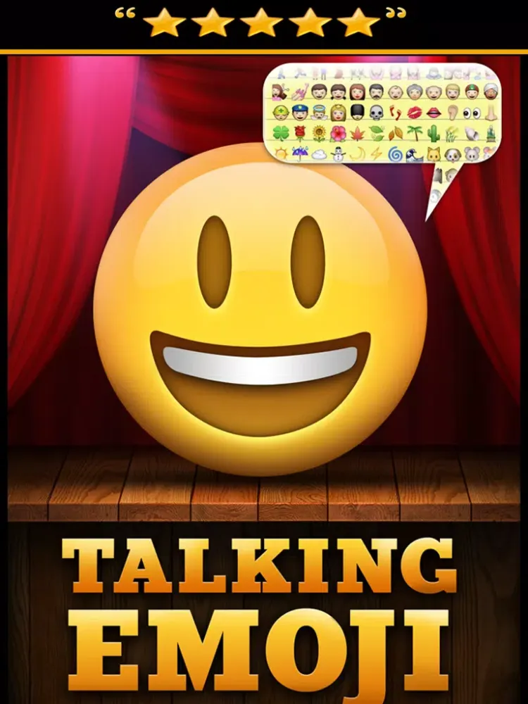 Captures d'écran de Talking Emoji Pro - Send Video Texting Emoticons using Voice Changer and Dash Emoji Geometry Stick Game iPad 