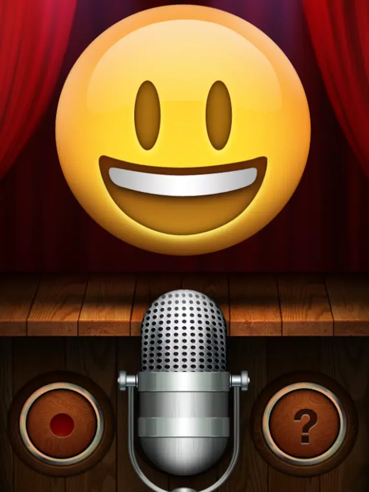 Captures d'écran de Talking Emoji Pro - Send Video Texting Emoticons using Voice Changer and Dash Emoji Geometry Stick Game iPad 