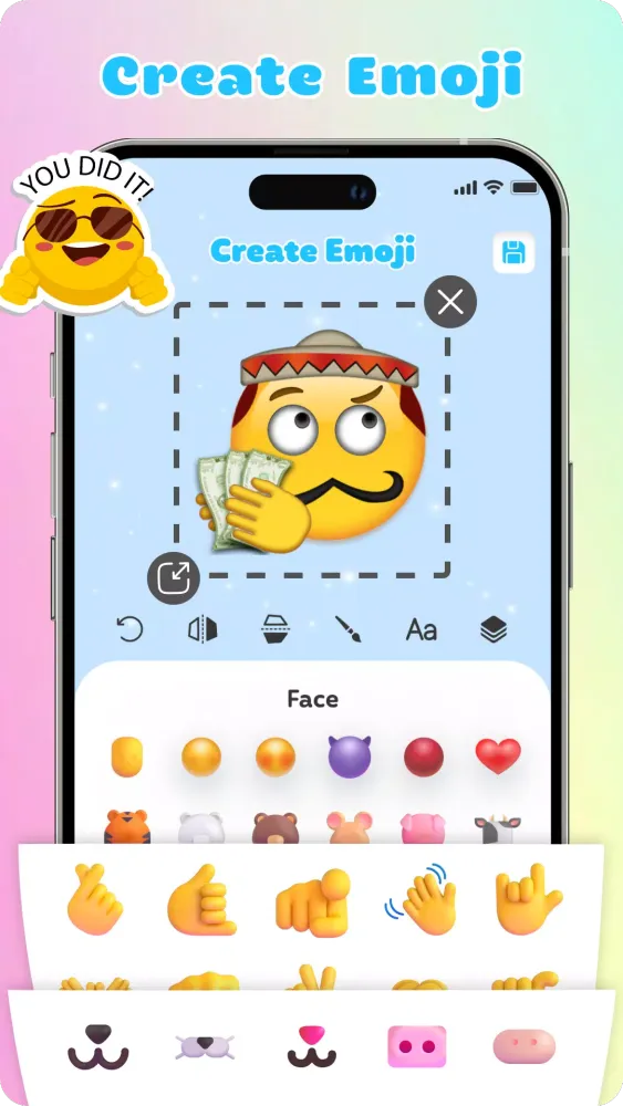 Emoji Maker: DIY Emoji Merge Screenshots