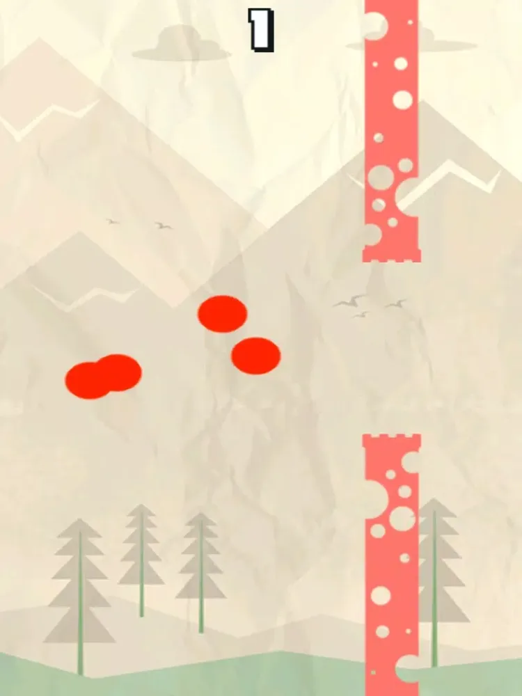 Amazing Dot Game - Race or get smashed by brick iPad  Screenshots