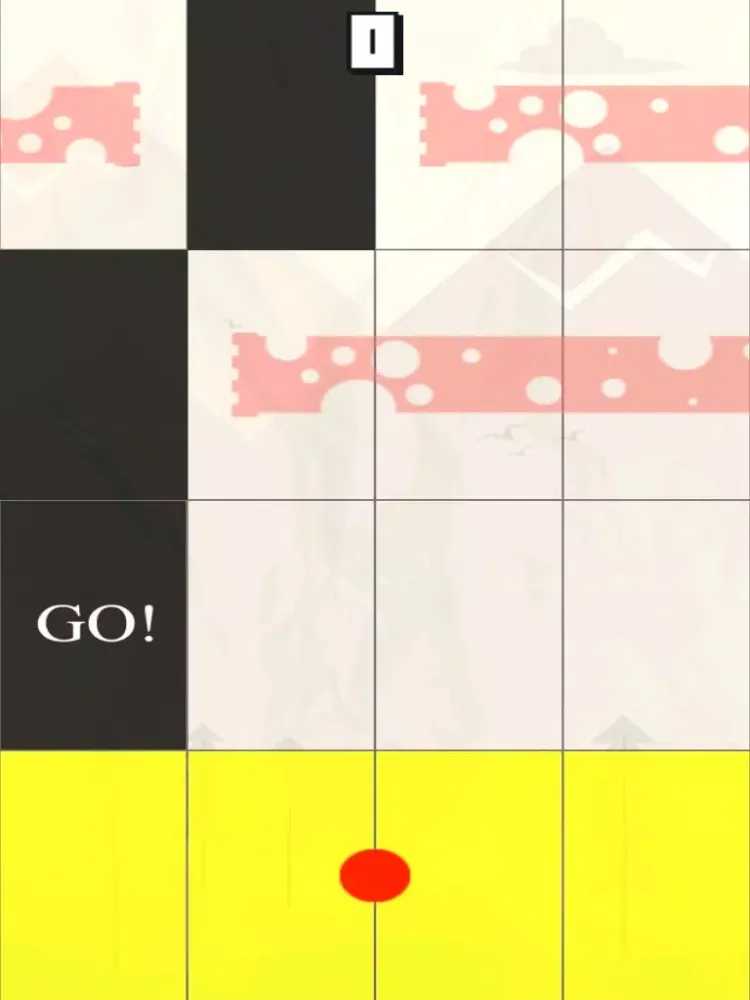 Amazing Dot Game - Race or get smashed by brick iPad  Screenshots