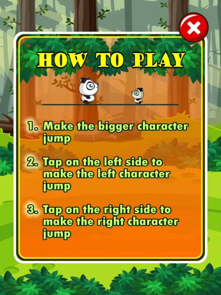 Baby Panda Hop Adventure iPad 应用截图