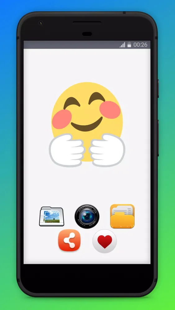 Tangkapan layar Emoji Stickers