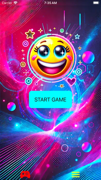 Emoji Neon Game 1980s Screenshots