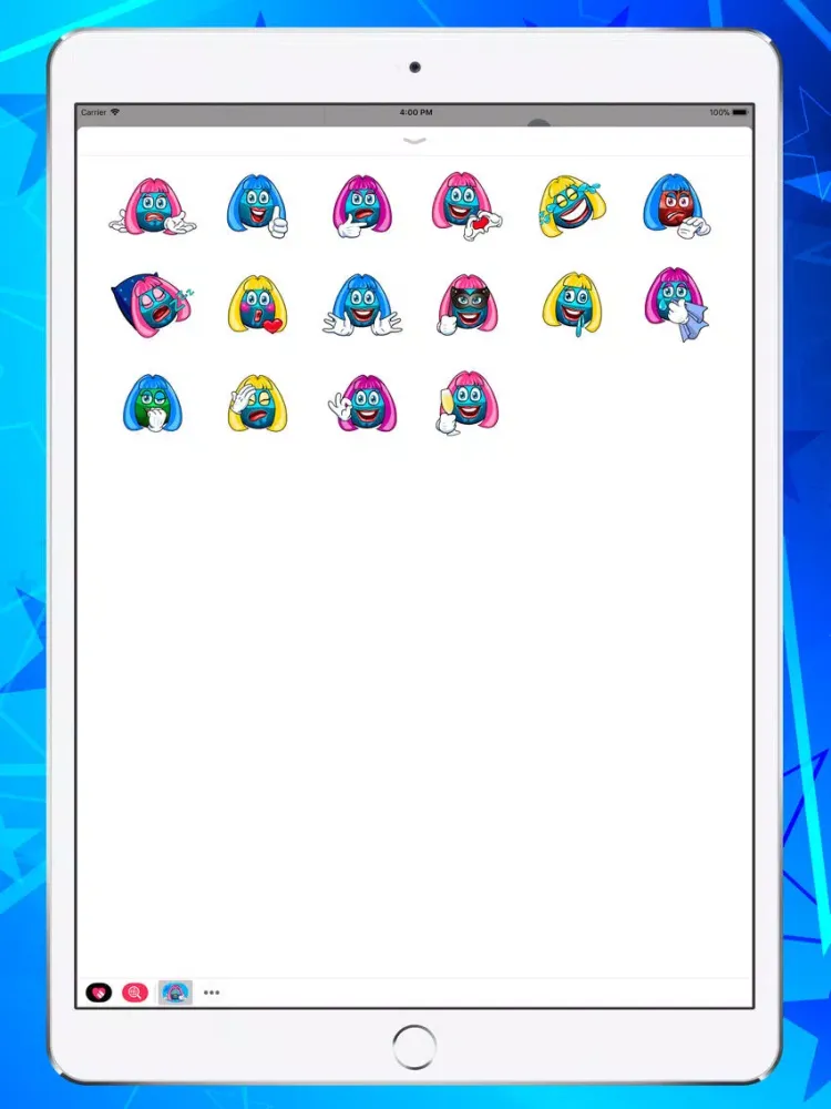 Ảnh chụp màn hình của LGBTransgender Sticker Pack iPad 