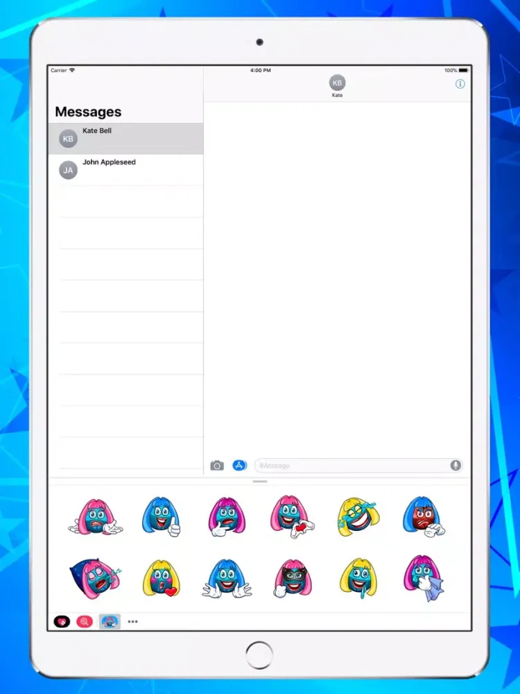 Ảnh chụp màn hình của LGBTransgender Sticker Pack iPad 