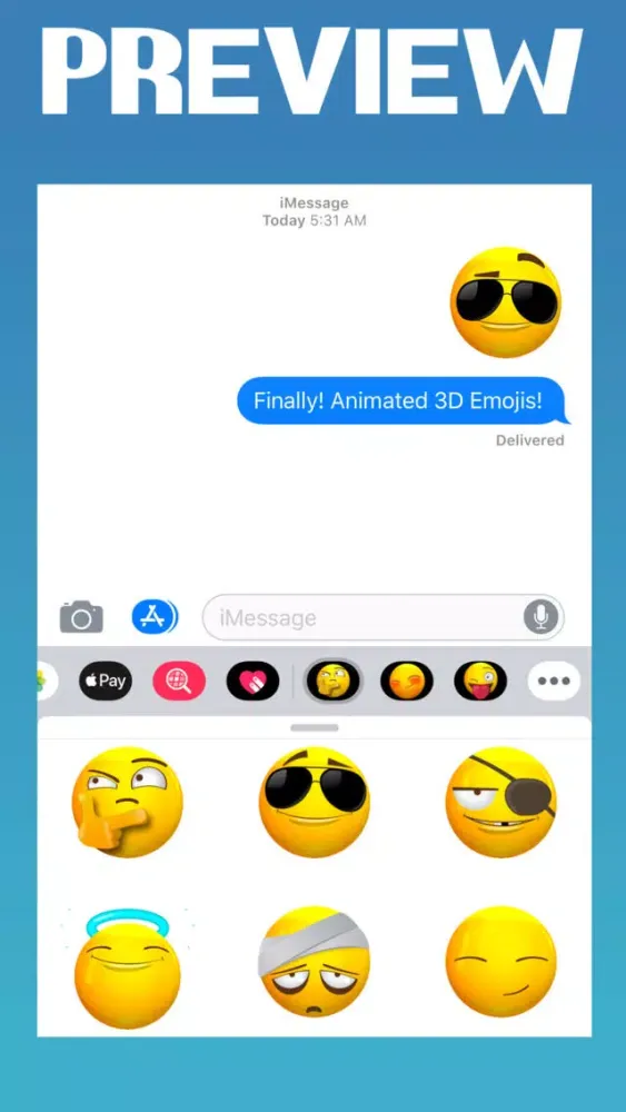 Animated 3d Emojis 2应用截图
