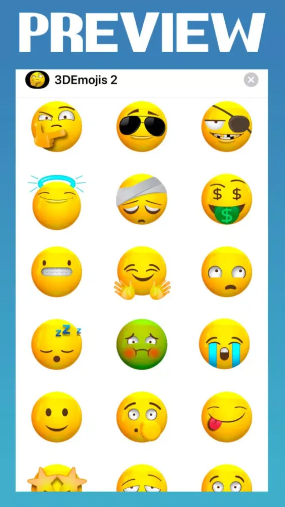 Animated 3d Emojis 2应用截图