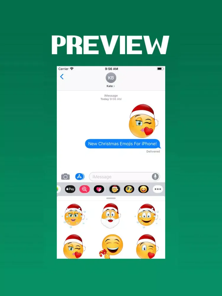Christmas Emojis New iPad  Screenshots