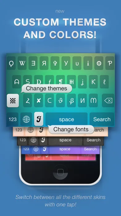 Symbolizer Fonts Keyboard with Fancy Emoji Symbols for Facebook and Instagram應用截圖