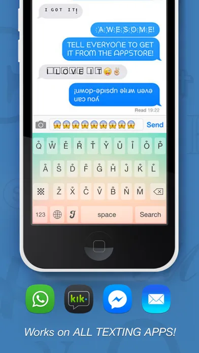 Symbolizer Fonts Keyboard with Fancy Emoji Symbols for Facebook and Instagram應用截圖