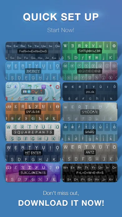 Symbolizer Fonts Keyboard with Fancy Emoji Symbols for Facebook and Instagram應用截圖