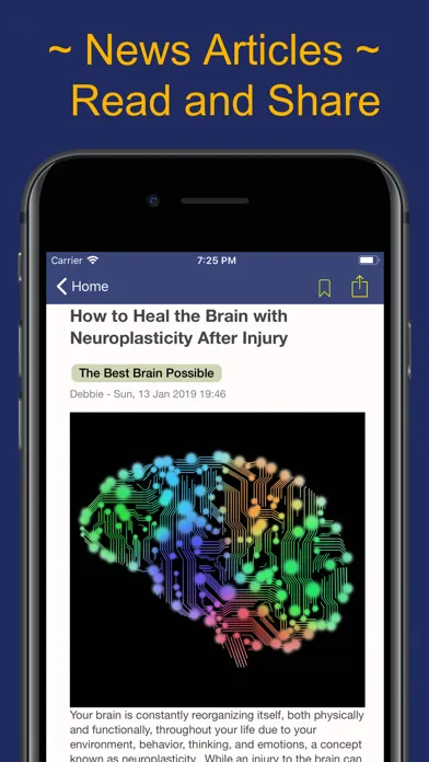 Captures d'écran de BrainSights - Neuroscience
