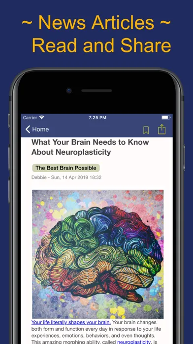 Captures d'écran de BrainSights - Neuroscience