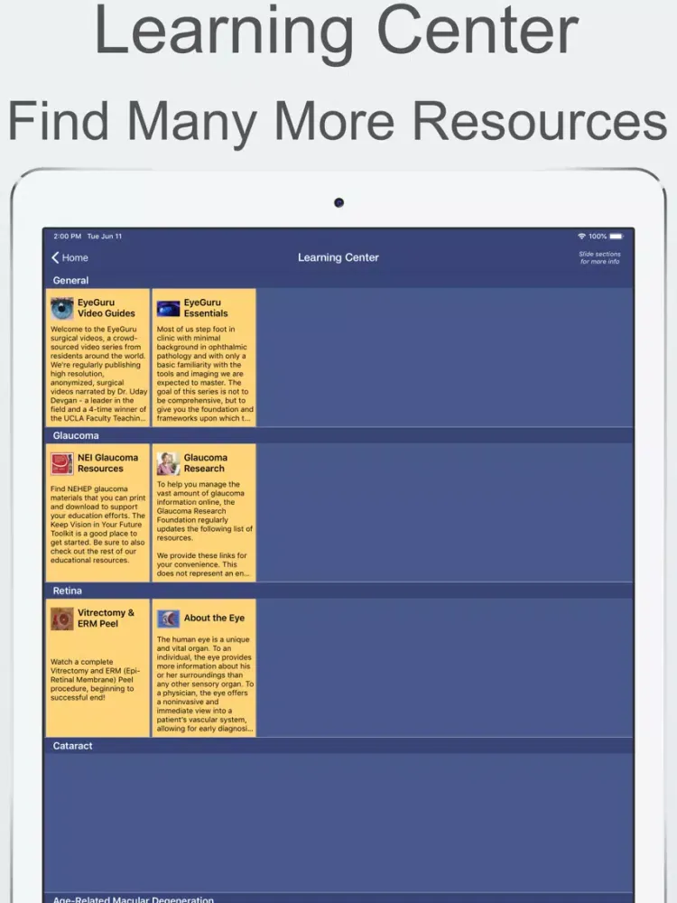 inSights & Ophthalmology News iPad 应用截图