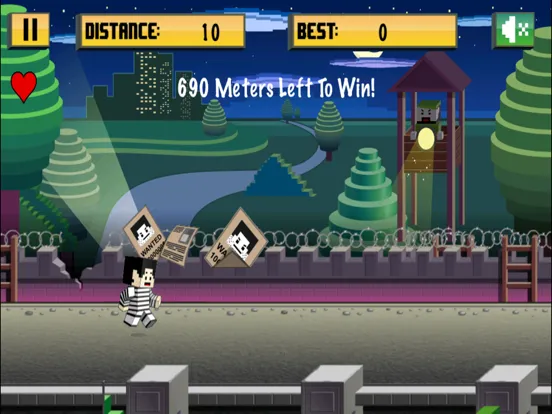 Pixel Prison Runner : Cops Run iPad 应用截图