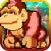 Pixel Monkey - Monkeys Jump, Battle, and Duck under Obstacles in Jungle Temple