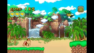 Ảnh chụp màn hình của Pixel Monkey - Monkeys Jump, Battle, and Duck under Obstacles in Jungle Temple