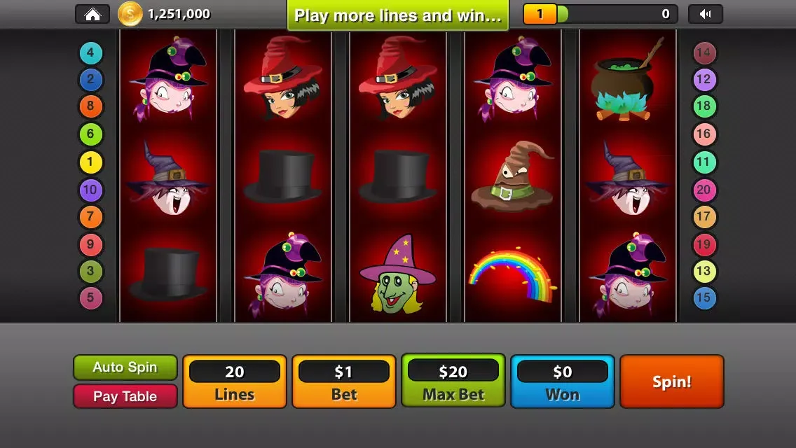 ภาพหน้าจอของ Wicked Rich Slots : Wizard of Oz Edition
