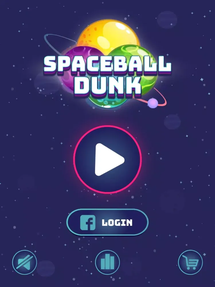 Space Ball Dunk iPad  スクリーンショット
