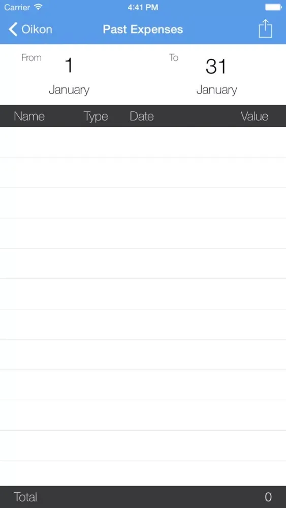Ảnh chụp màn hình của Oikon - Simple Expense Tracking