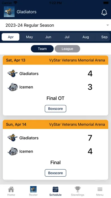 Gladiators Gameday应用截图