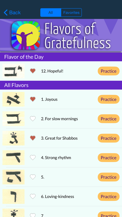 Shefa Flavors of Gratefulness スクリーンショット