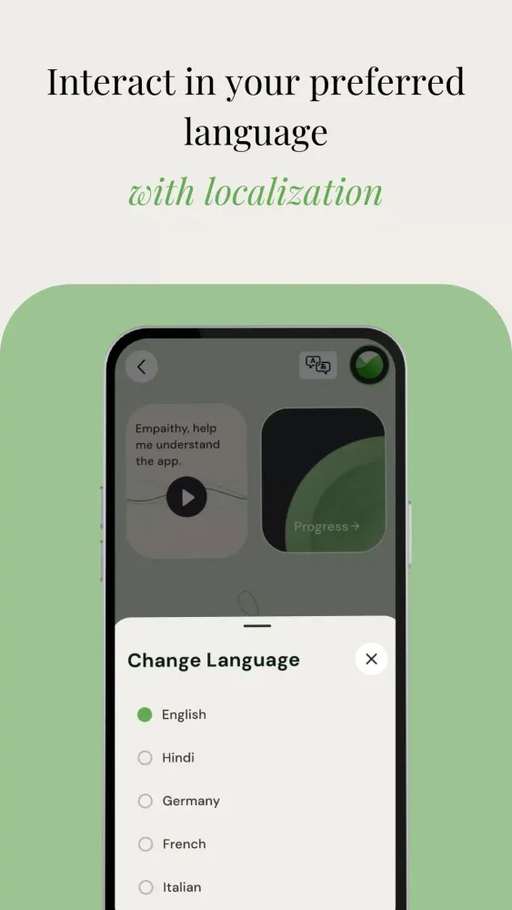 empaithy: AI for Mental Health Screenshots