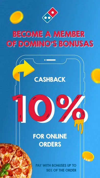 Domino's Pizza Lithuania سکرین شاٹس