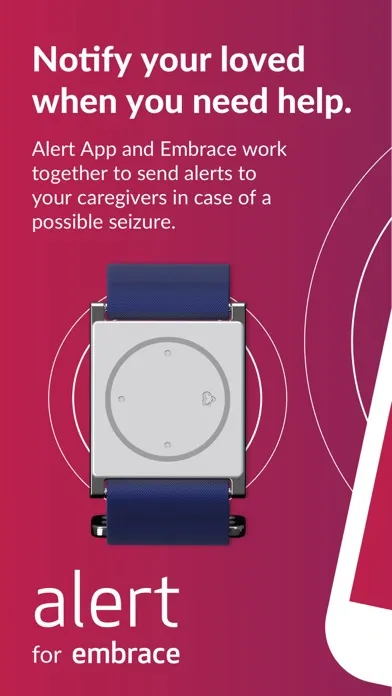 Alert for Embrace watch سکرین شاٹس
