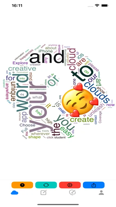 Screenshot di WordCloudMaster - Word Art !