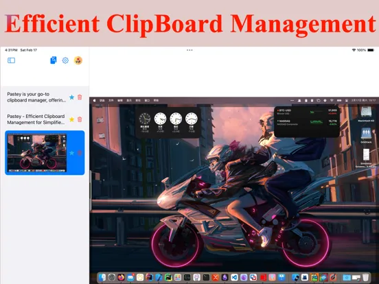 Pastey - Efficient Clipboard ! iPad  سکرین شاٹس