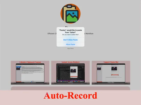 Pastey - Efficient Clipboard ! iPad  سکرین شاٹس