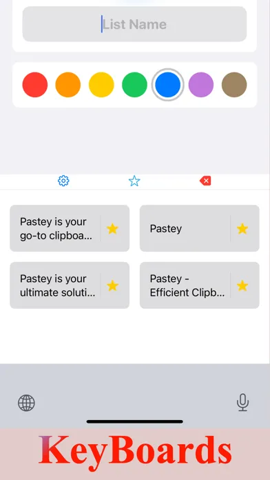 Pastey - Efficient Clipboard ! سکرین شاٹس