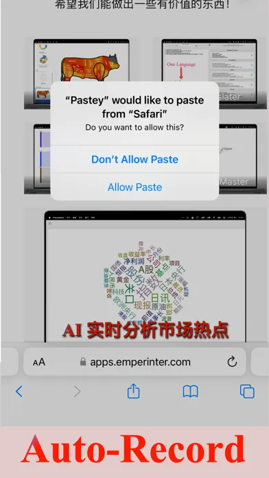 Pastey - Efficient Clipboard ! سکرین شاٹس