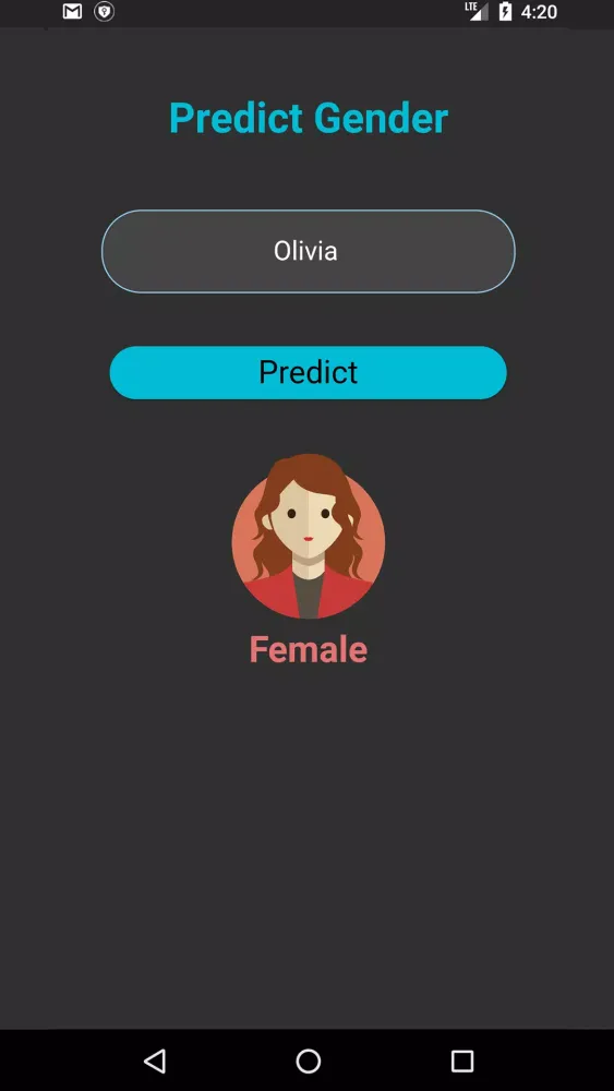 Predict Gender Screenshots