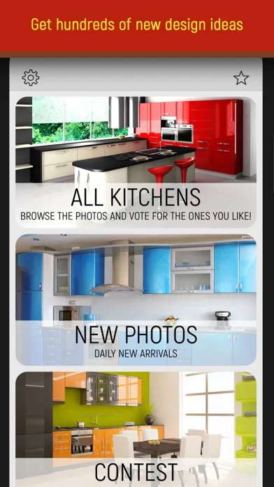 Kitchens. Interiors design स्क्रीनशॉट