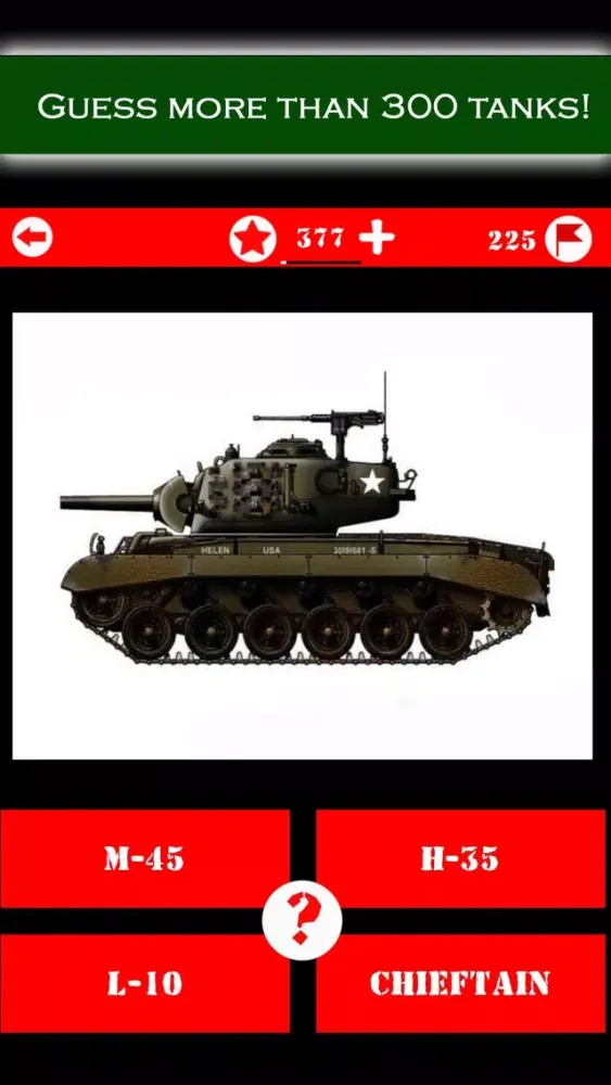 Tangkapan skrin Guess the Tank! Popular quiz for real gamers