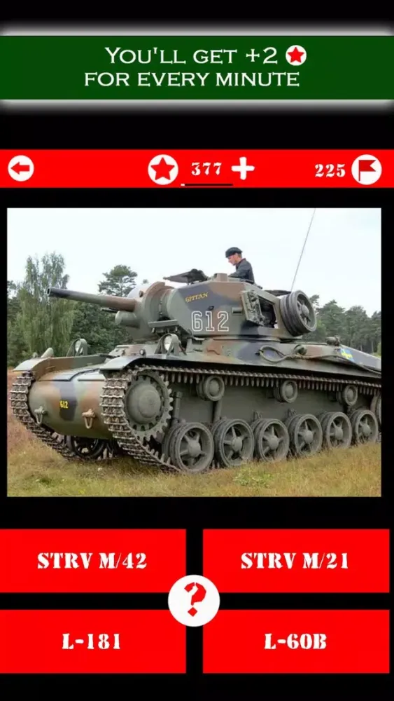Tangkapan skrin Guess the Tank! Popular quiz for real gamers