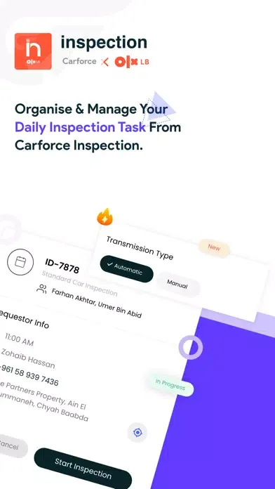 Capturas de pantalla de Carforce Inspection - OLX LB