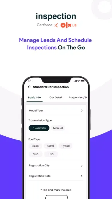 Capturas de pantalla de Carforce Inspection - OLX LB