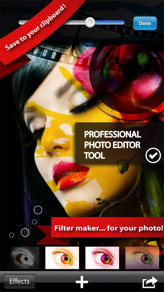 Photo Effects FX Add Custom Bokeh HD Collection Colour to Photos for Instagram スクリーンショット