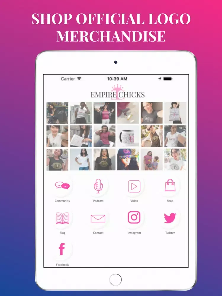 Tangkapan layar Empire Chicks® iPad 