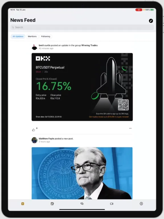 Capturas de pantalla de Empire Crypto iPad 